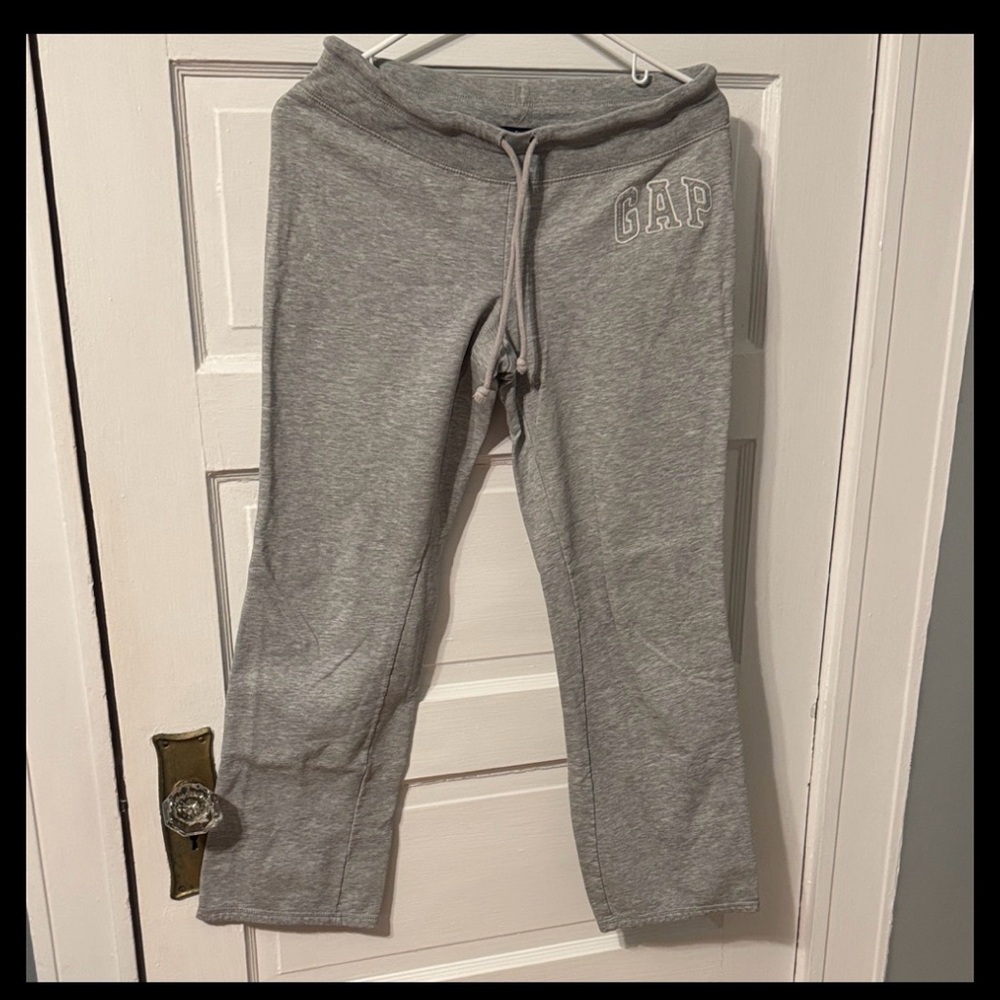 GAP Kids Light Gray Drawstring Joggers